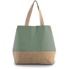 Sac de shopping toile de coton et jute