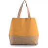 Sac de shopping toile de coton et jute