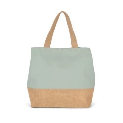 Sac de shopping toile de coton et jute